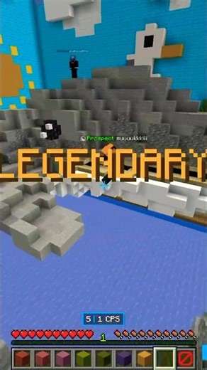 LEGENDARY 5-minute Whale 🐳 #shorts #minecraft #hypixel #tiktok #reels