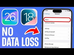 How to Downgrade iOS 26 Beta to iOS 18 Without Losing Your Files 🛡️📲