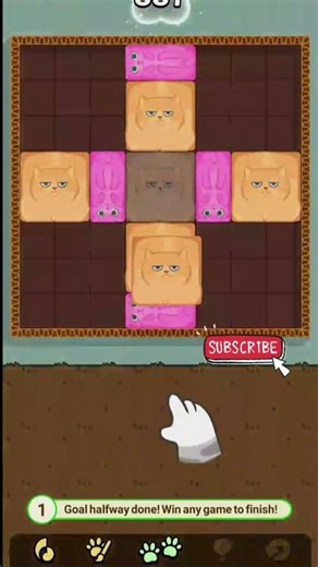 Puzzle Cats - Cute & Funny Gameplay (iOS & Android) #shorts #games