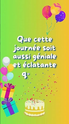 Joyeux Anniversaire Mon Cher Ami ! 🎉🎂 Mon Pote Message d'anniversaire #happybirthday