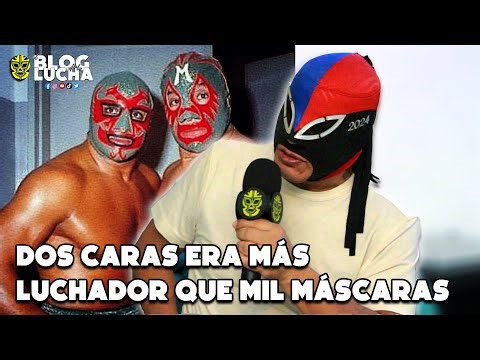 Warrior Force: Dos Caras was more of a wrestler than Mil Máscaras; he was more of a personality.