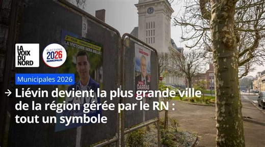 Municipales : Liévin devient la plus grande ville de la région gérée par le RN, tout un symbole