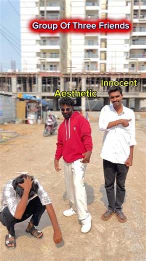 Group of three friends 😱innocent and aesthetic friends 😶‍🌫️￼#comedy #funny #threefriends #comedy