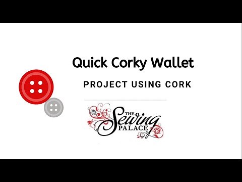 How to make a Cork Wallet by Sassafras Lane Designs