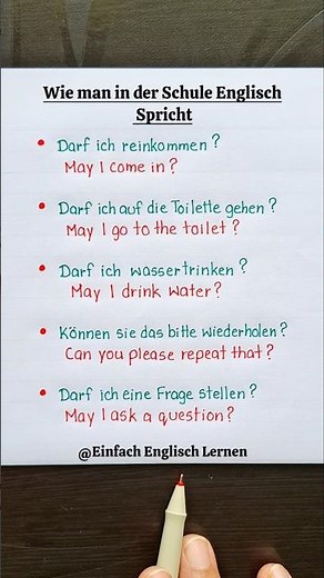 Wie man in der Schule Englisch spricht 📖🔥 #deutsch #englischlernen #übersetzung