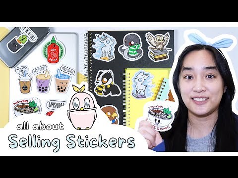 [How To] Make, Price, Package, and Sell Vinyl Stickers || EmiiCreations