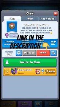 NEW CLAN!! 💪🌚ONLY FOR FREE2PLAYERS . WE WANT A UPRISING #f2p 🥀🗿PLAY CLAN WAR AND CONSTANTLY DONATE💯📈