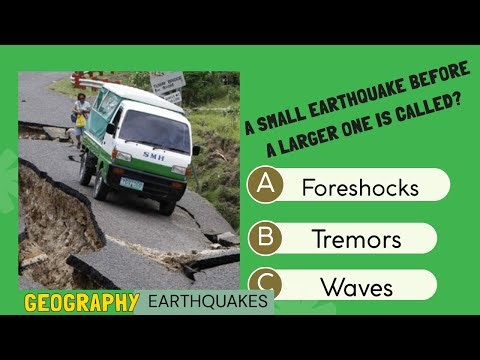 Geography Quiz I Earthquake