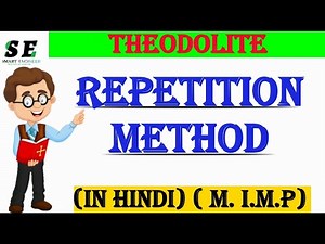 repetition method of measuring horizontal angle!repetition method by theodolite!Theodolite surveying