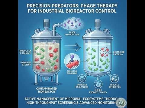Precision Predators: Phage Therapy for Industrial Bioreactor Control