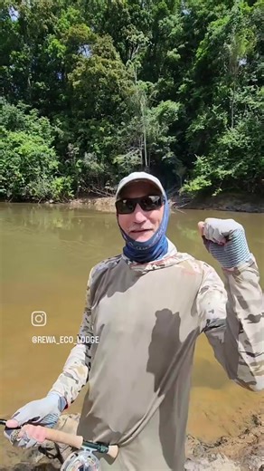 Fishing in the heart of Guyana’s rainforest at Rewa EcoLodge. Plan your next vacation now! Call or WhatsApp: 592-616-1094 to book tours. www.rewaecolodge.com #VisitGuyana #TourismStakeholdersGuyana #TSGmember | Visit Guyana