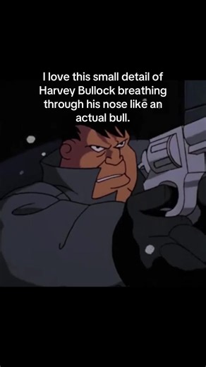 Harvey Bullock's Bull-Like Breathing in Batman: TAS Detail