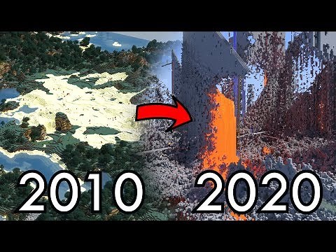 What 2b2t's Spawn Originally Looked Like