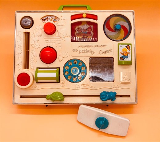 Vintage Fisher Price Activity Center 1977 Baby & Toddler Toys With Mounting Screw - Etsy