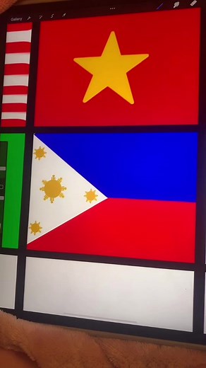 Drawing Flags on the Grid Day 6: Philippines Flag Tutorial
