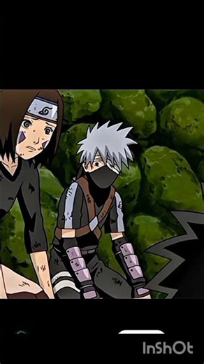 when Obito gives sharingan to Kakashi #damn_boy#sad