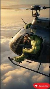Hulk Built His Own Helicopter Realistic Hulk #hulkbadmash #hulkshorts #hulk