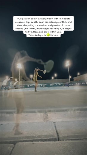 Finding True Passion in Tennis Over Time