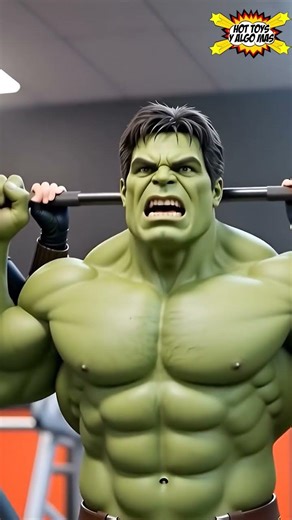 💥 HULK AT THE GYM – PREMIUM TRAINING 💥 #hulk #wonderwoman #blackwidow