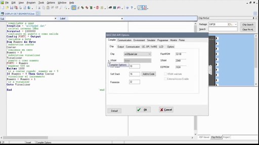 Bascom AVR / Arduino LilyPad / Contador display de 7 seg.