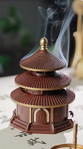 18K views · 4.9K reactions | Pure copper Temple of Heaven incense burner #calm #relaxing #satisfying #Incenseburner #Incense #Zen | Lore Incense | Facebook