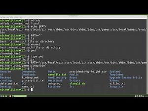 Linux Command Line (74) source / PATH