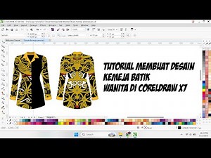 Easy Way to Create Women's Batik Shirt Designs with CorelDraw