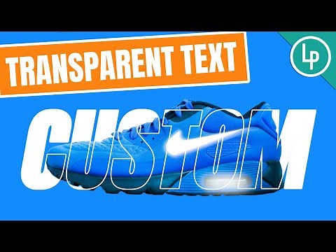 Transparent Text in Photopea | Learn Photopea