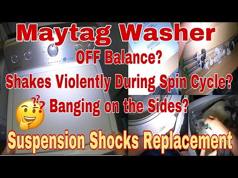 How To Fix Maytag Centennial/Bravos Washer OFF Balance | Washer Shakes Bad During Spin Cycle