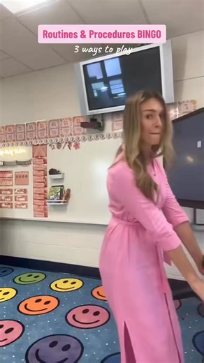 🍎ROUTINES & PROCEDURES BINGO🍎 This is the perfect way to introduce your students to your classroom routines & procedures AND help them master them! This is EDITABLE and can be made to fit your class perfectly! ⭐️ Comment BINGO to grab the 🔗 to this resource! #teachertips #classroommanagement #firstweekofschool #teacherprep #routinesandprocedures #teacherhack #teacher | The Eppich Classroom