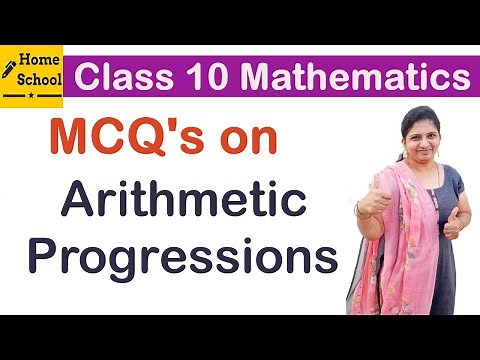 Mcq's on Arithmetic Progressions Class 10 Mathematics
