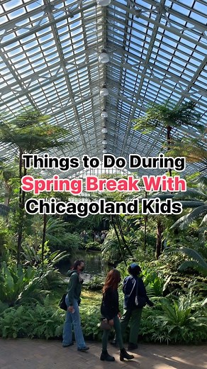 Spring break’s here, and there’s no shortage of cool spots to check out with Chicagoland kids! 😎 Here’s a quick list of can’t-miss activities: 1️⃣ Flyover at Navy Pier⁣ 📅 Open daily 📍 600 E. Grand Ave., Chicago 💸 $14-$24 Soar over Chicago without ever leaving the ground. SPECIAL DEAL! Chicago Public School students can obtain individual $5 tickets by showing their school IDs from now through April 30, 2024. @navypierchicago @experienceflyover 2️⃣ Spring Flower Show at Garfield Park Conservat