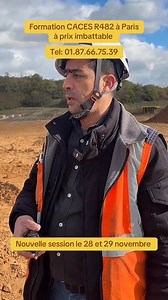 Formation CACES R482 engins de chantier à Paris Notre formateur vous donne toutes les informations nécessaires Pour plus d’informations contactez nous au 0187667539 #paris #formation #btp #engin #petitprix #pourtoi #foryouシ #permis #france | World Business Vision