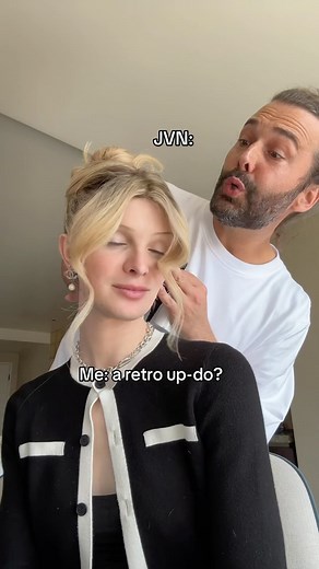 Jonathan Van Ness on Instagram: "A @dylanmulvaney repost 🫶 The lewk so pretty & it lasted all night & all @jvnhair ✨😍 #updo #hairtransformation #hairstylist"