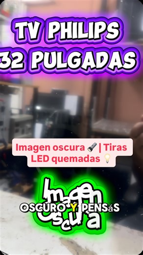 La imagen se veía oscura… pero el problema no era el panel 👀 Las tiras de LED estaban quemadas 🔥 En el video te muestro cómo las reemplazamos y bajamos la corriente para que duren mucho más 💡 Reparado por @tecnicoentelevisores #tips #tip #ayuda #servicio #serviciotécnico #service #serviciotécnico #televisores #tv #television IMAGEN OSCURA MIRA LA REPARACIÓN COMPLETA | German Gaude