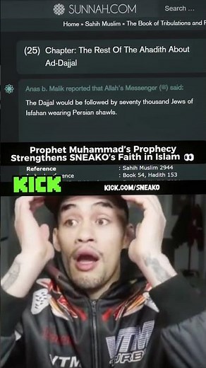 Prophet Muhammad’s Prophecy Strengthens SNEAKO’s Faith in Islam 👀