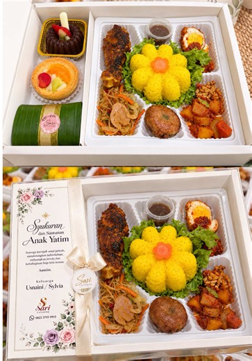 Nasi Kotak ala Sari Catering: Nasi Snack dalam 1 Box