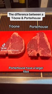 4.8K views | Porterhouse vs T Bone Steak do you know the difference ? #steak #porterhouse #tbone | Cattlemans Steakhouse | Facebook