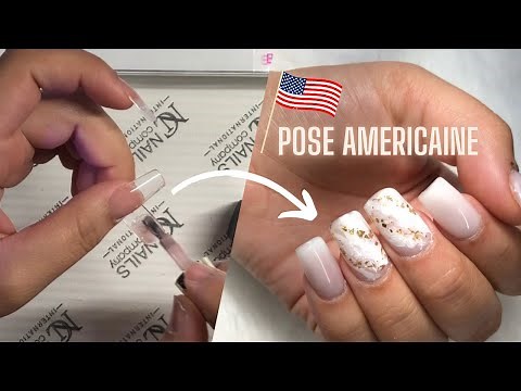 [Tuto] Pose américaine/gel x + nail art - Capsule ongle 24 | MK NAILS