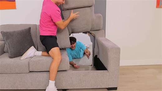 The hidden couch entrance that almost beat a professional detective