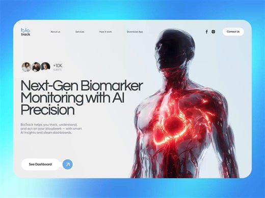 AI-Driven Website Design for Healthcare Platform