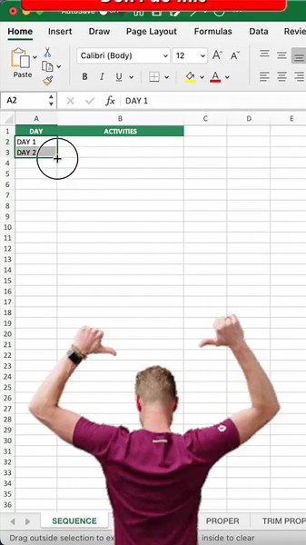 ‏Excel Sequence #excel #exceltips #msexcel #tutorial #foryou