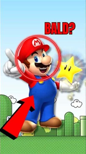 Why does Mario NEVER Take His Hat Off? 😱 #shorts #supermario