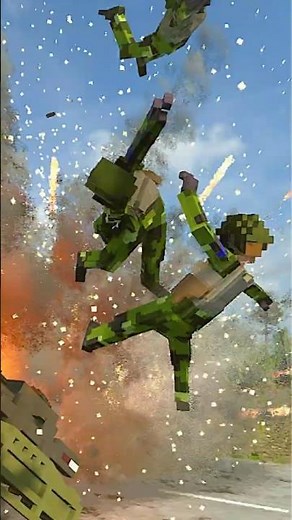 💥 Military Ragdoll Physics Simulation | Teardown