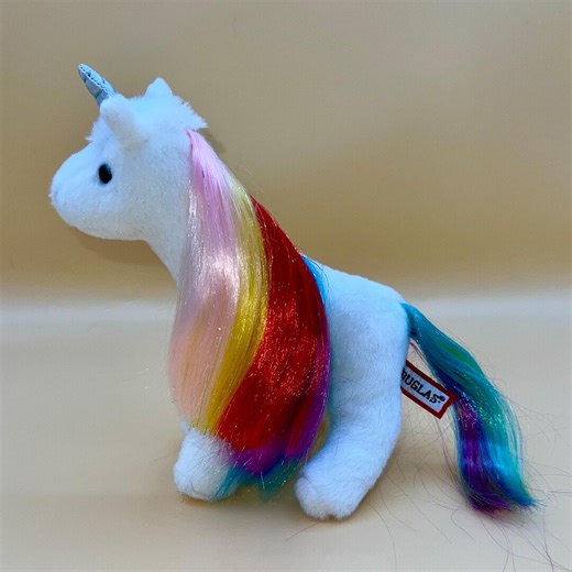 Unicorn White Rainbow Plush Douglas Stuffed Animal - Etsy