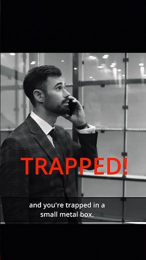 Trapped in an elevator during an earthquake