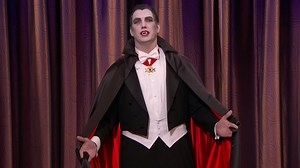 16K views · 195 reactions | Hacky Dracula shares some Halloween safety tips and sick puns. #CONAN | Team Coco | Facebook