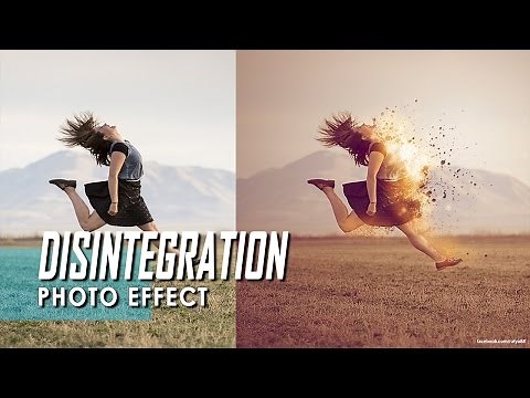 How To Make Disintegration Light Photo Effect In Photoshop