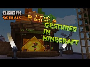 GESTURES in MINECRAFT | Origin Realms Guide