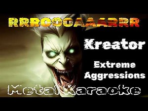 Kreator – Extreme Aggressions {Karaoke version — Instrumental with lyrics, Improved}